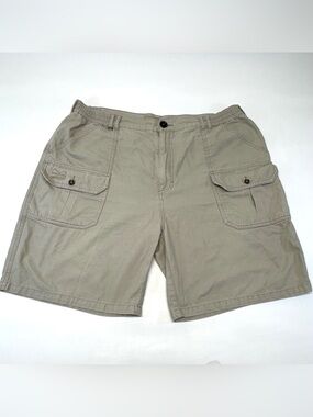 WindRiver Outfitting Co. Men's Canvas Cargo Hiking Shorts Khaki Size 42